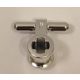 99201 Chrome Silver Pneumatic Hose Connector with Axle Connector  Custom Chromed by BUBUL