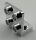 99207 | Chrome Silver Bracket 1 x 2 - 2 x 2 Inverted | Custom Chromed by Bubul