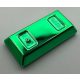 99563_Chrome Green Minifig, Utensil Ingot / Bar  99563 or 95349 Custom Chromed by BUBUL