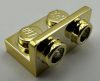 99780 | Chrome Gold Bracket 1 x 2 - 1 x 2 Inverted | Custom Chromed by Bubul