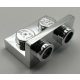 99780 | Chrome Silver Bracket 1 x 2 - 1 x 2 Inverted | Custom Chromed by Bubul