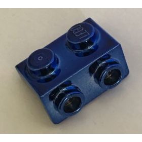   99781 | Chrome Blue Bracket 1 x 2 - 1 x 2 | Custom Chromed by Bubul