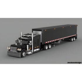 Lego Chrome BESBAS Truck Peterbilt 379