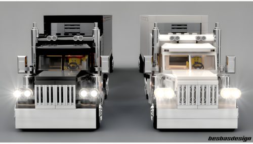 Lego Chrome BESBAS Truck Peterbilt 379