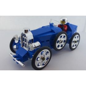 Lego Chrome Blue Bugatti Buildable Set with Chromed parts