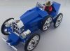 Lego Chrome Blue Bugatti Buildable Set with Chromed parts
