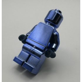   970 | Plain minifigure 973 pln Chrome BLUE | Custom Chromed by BUBUL 