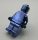 970 | Plain minifigure 973 pln Chrome BLUE | Custom Chromed by BUBUL 