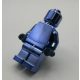 970 | Plain minifigure 973 pln Chrome BLUE | Custom Chromed by BUBUL 