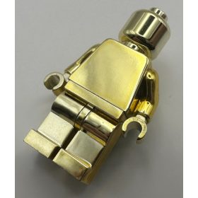   970 | Plain minifigure 973 pln Chrome GOLD | Custom Chromed by BUBUL 