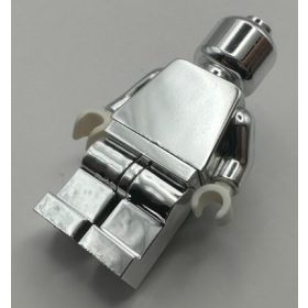   970 | Plain minifigure 973 pln Chrome Silver | Custom Chromed by BUBUL 