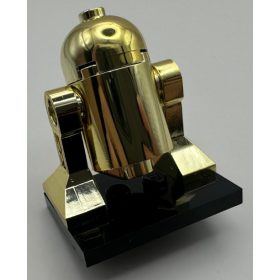   SW0028 R2-D2 minifig  in Chrome GOLD Custom Chromed by BUBUL 