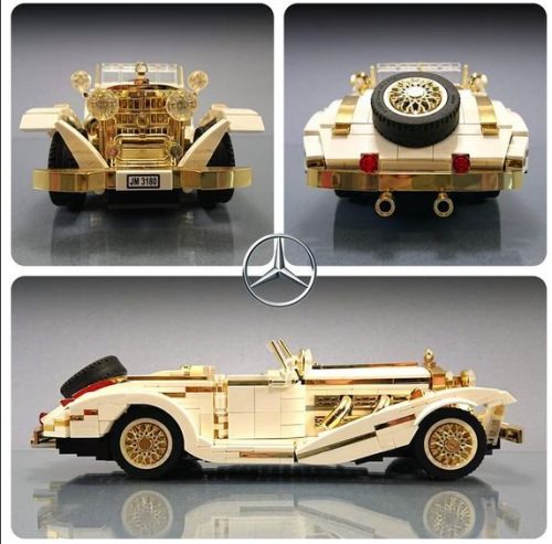 Lego Chrome Tuning Pack GOLD for Firas's 1936 Mercedes Benz 500K 