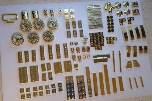 Lego Chrome Tuning Pack GOLD for Firas's 1936 Mercedes Benz 500K 