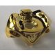 x141| Chrome GOLD Minifigure Armor Breastplate with Shoulder Protection | Custom Chromed by Bubul