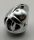 x167, 4503, 59858  | Chrome Silver Minifig, Headgear Helmet Castle with Fixed Face Grille | Custom Chromed by Bubul