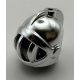 x167, 4503, 59858  | Chrome Silver Minifig, Headgear Helmet Castle with Fixed Face Grille | Custom Chromed by Bubul
