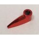 X346, 41669 | Chrome-RED   Bionicle 1 x 3 Tooth with Axle Hole (R) Part | Custom Chromed by Bubul