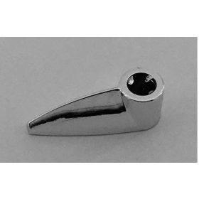   X346, 41669 | Chrome Silver Bionicle 1 x 3 Tooth with Axle Hole | Custom Chromed by Bubul