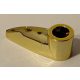 X346, 41669 | Chrome Gold Bionicle 1 x 3 Tooth with Axle Hole | Custom Chromed by Bubul