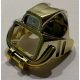 x41 Chrome Gold Minifigure, Visor Underwater or 6090 Custom Chromed by BUBUL